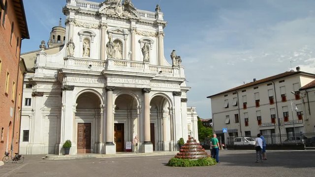 Holy Catholic Marian Sanctuary in the town of Fontanellato, Parma, Italy