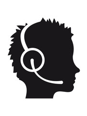 mikrophon kopf logo design pro gamer headset