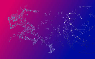 football global match background vector