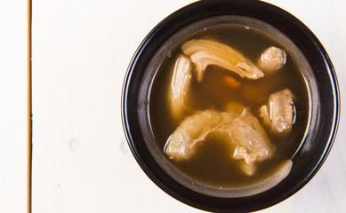 soup #5 is a soup that is made of bull's testes or penis