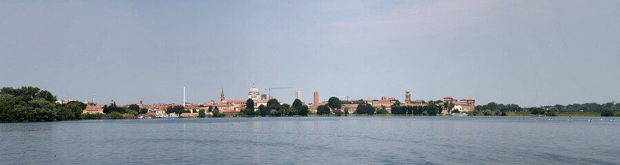 Fototapeta premium Mantova, panorama dal Mincio