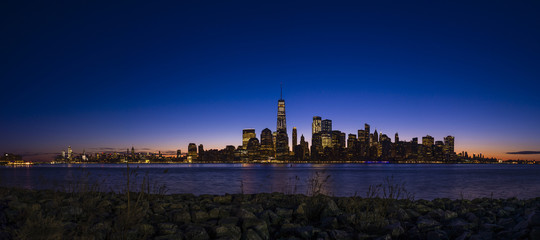 Manhattan Sunrise Pano 1