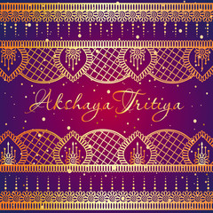 India festival vector illustration concept with floral background for print or card design 