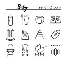 Baby icons