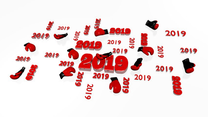 Several Boxing 2019 Designs with Some Gloves