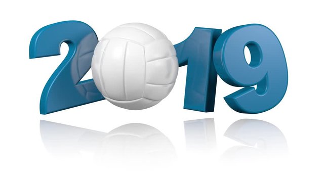 Volleyball 2019 Popup design in Infinite Rotation