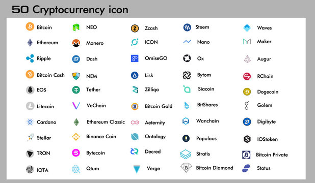 Top ranking of crypto currency market icon