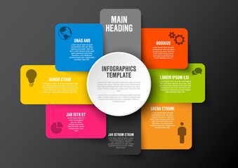 Obraz premium Multipurpose Infographic template