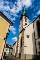 Jindrichuv Hradec. City in South Bohemian region, Czech Republic, Central Europe.
