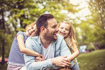 Fototapeta premium Sunny day at park.