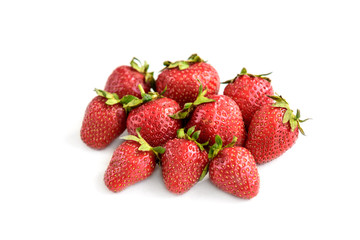 Strawberry isolated on white background.