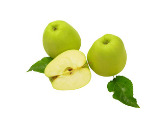 Two and a half green apples