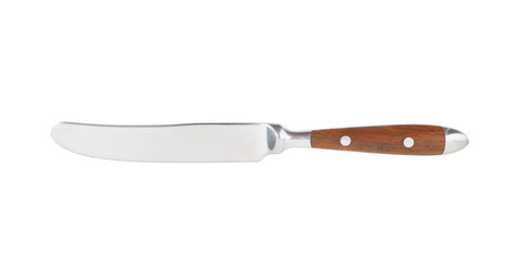 Wooden-handled table knife
