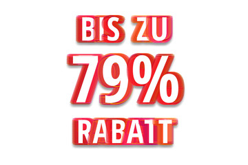 bis zu 79% Rabatt - weißer Hintergrund rote Schrift für Symbol / Schild
