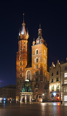 Fototapeta na wymiar Marienkirche Krakau