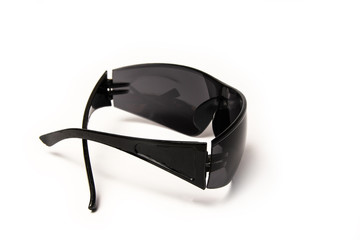 stylish sunglasses on a white background