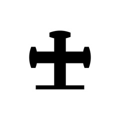 Obraz premium Bitt post (makefast) icon