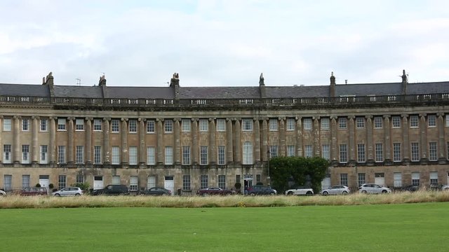 Royal Crescent, city of Bath, England