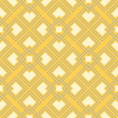 Geometric seamless pattern. Yellow background - 208362194