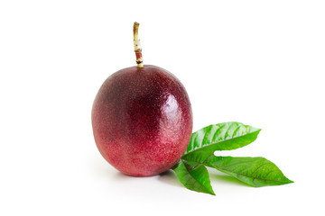 fresh Passion fruit Organic isolated background