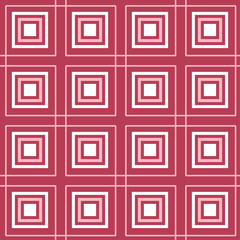 Geometric red seamless background. Pale red pattern 