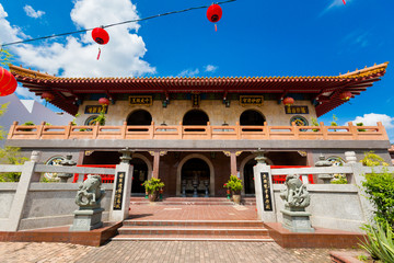Chinese temple Melaka city Malaysia - obrazy, fototapety, plakaty