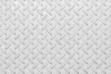 White diamond plate texture and seamless background