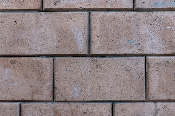 Obraz premium Old bricks, a background of bricks with cracks.