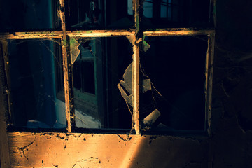 Broken window