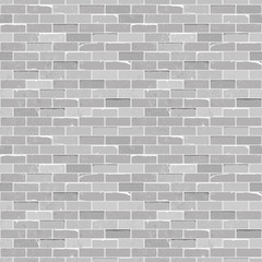 Seamless texture vintage white brick wall.