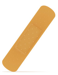 medical plaster for sealing the wounds stock vector illustration