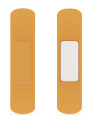 medical plaster for sealing the wounds stock vector illustration