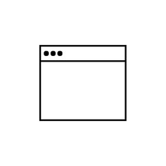 Browser vector icon