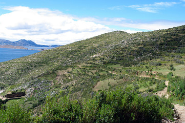 Fototapeta premium Terrasses de l'Isla del Sol - 2