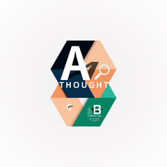 Paper option steps diagram infographic layout