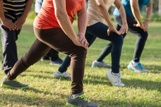 Doing Lunges