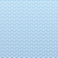 Blue seamless wavy line pattern, ocean, stylish design