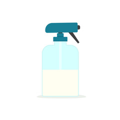 Spray plastic bottle icon