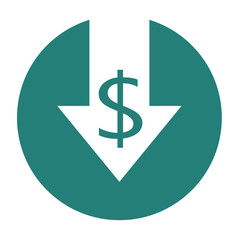 Cost reduction icon