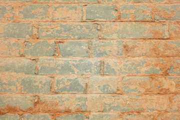 Brick wall.
