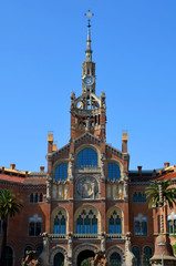 Hospital of the Holy Cross and Saint Paul, (Hospital de la Santa Creu i de Sant Pau), Barcelona, Catalonia, Spain, UNESCO World Heritage Site