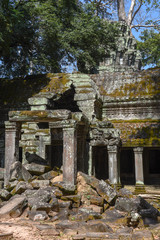Ta Prohm temple at Angkor Wat complex, Siem Reap, Cambodia