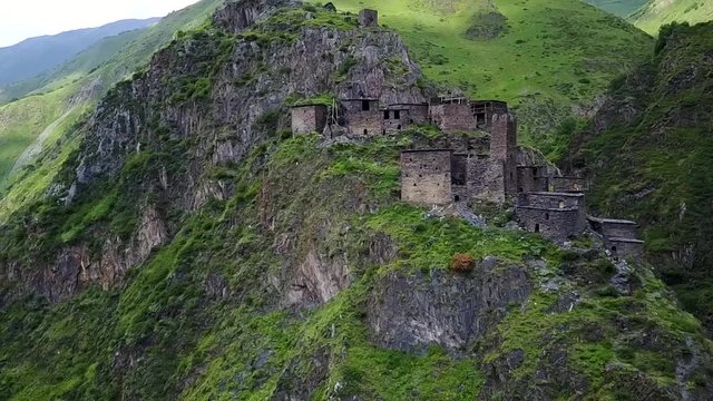 Georgia - Mutso Castle - Tusheti by drone