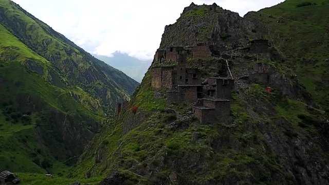 Georgia - Mutso Castle - Tusheti by drone