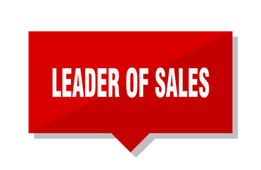 leader of sales red tag