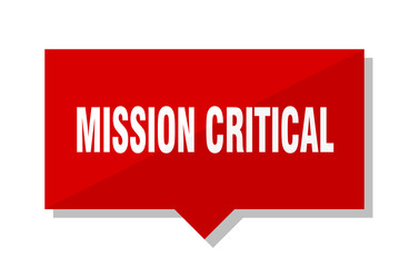 mission critical red tag