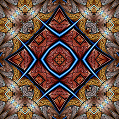 abstrakt fraktal symmetrisch muster