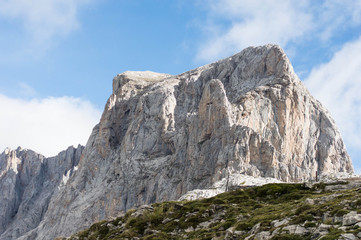 Fototapeta na wymiar Rock in peaks of Europe, Spain