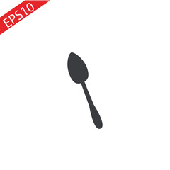 Spoon icon, vector illustration