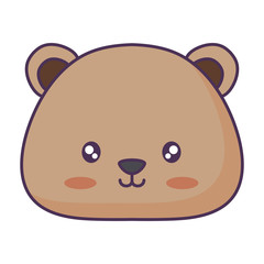 Cute squirrel icon over white background, vector illustration